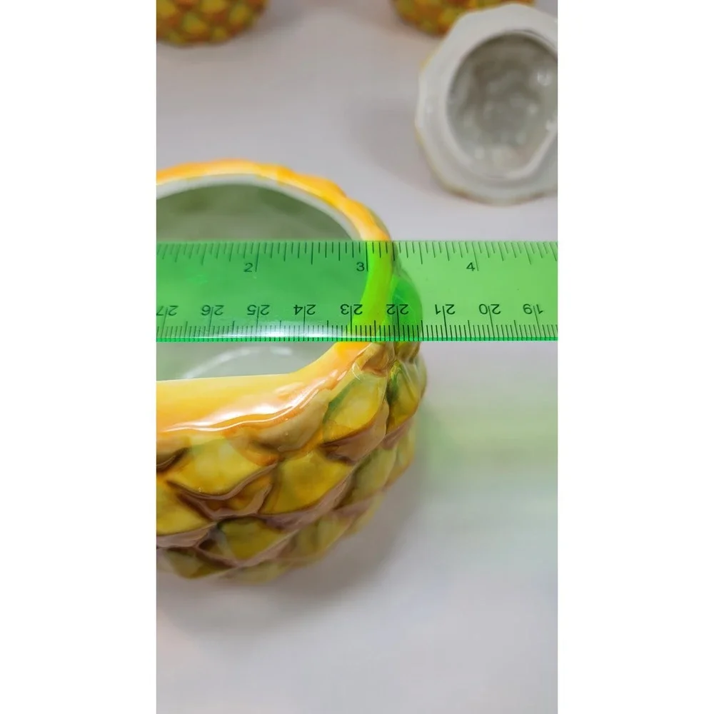 Temptations Fresh Crop‎ Pineapple Canisters Set Of 3